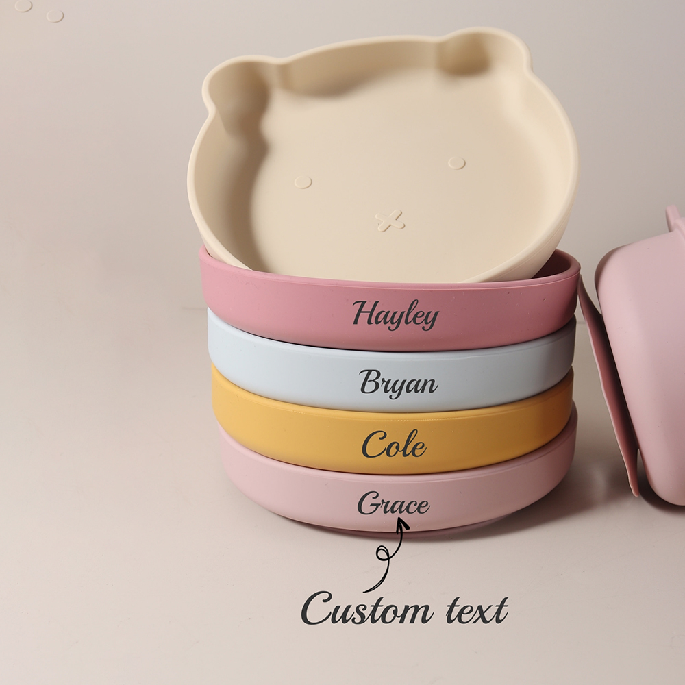 Baby Food Diary - Personalizowana silikonowa tacka do karmienia w