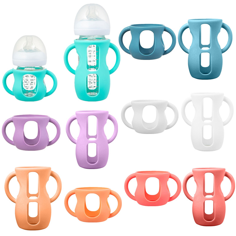 Baby Food Dispensing Spoon - Silikonowy uchwyt na butelkę dla niemowląt