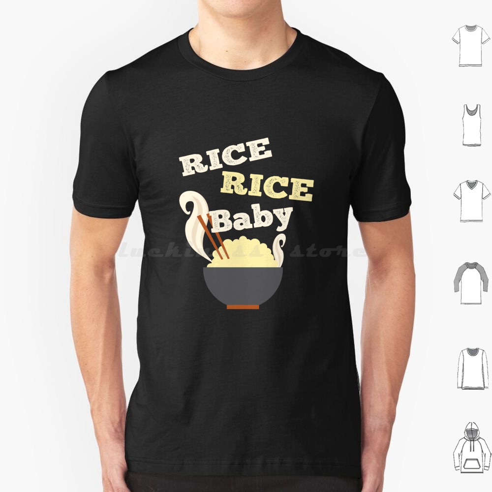 Baby Food Korea - Koszulka Ryż Ryż Dziecko Bawełna Męska