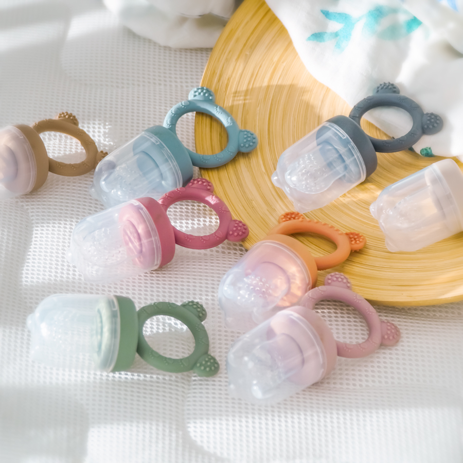 Baby Food For 6 Months - Smoczek dla niemowląt podajnik owoców pokrywa