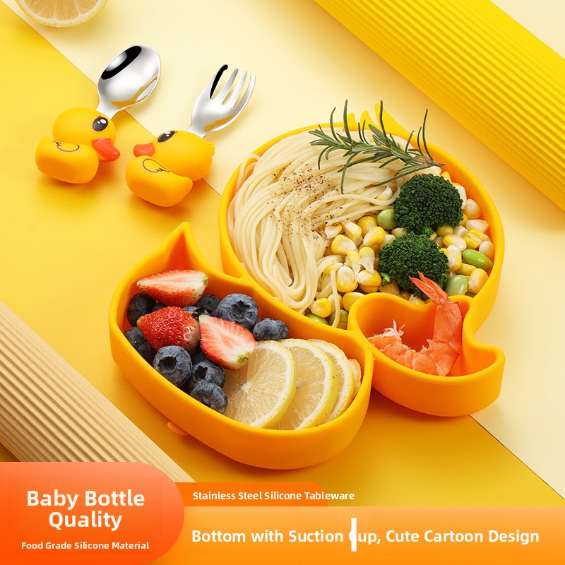 Żółta Kaczuszka Silikonowo-Sta – Baby Food Yellow recenzja i cena