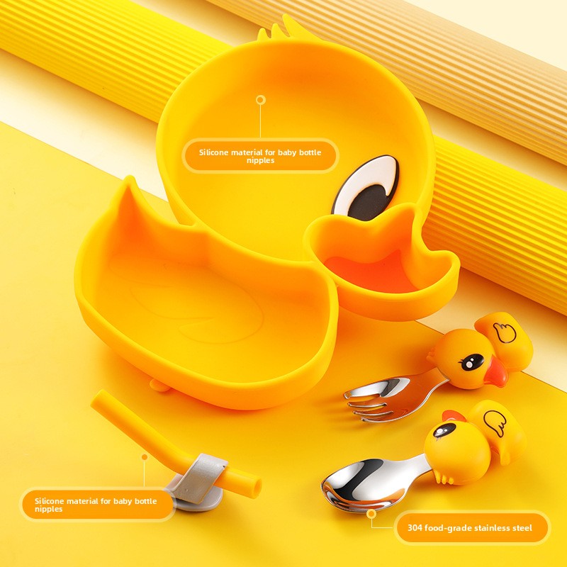 Żółta Kaczuszka Silikonowo-Sta – Baby Food Yellow recenzja i cena