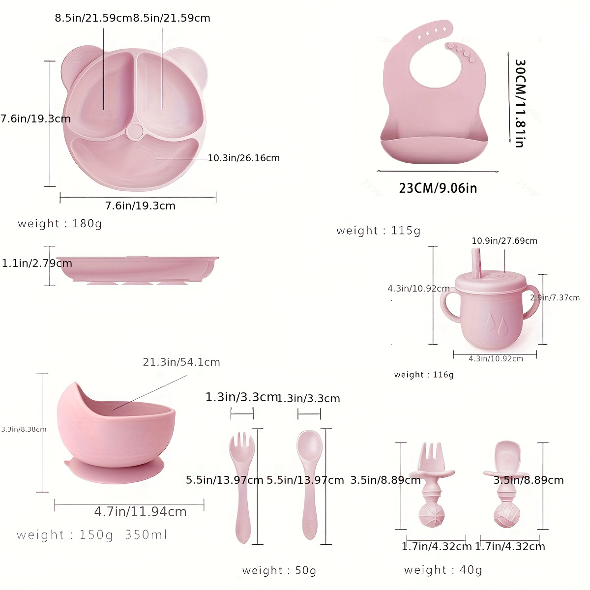 Nowy 8-częściowy silikonowy ze – Baby Food Little Spoon recenzja i cena